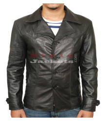 Men's Late 70's Vintage Style Leather Jacket