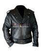 Classic Brando Biker Style Leather Jacket