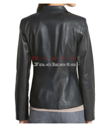 Scuba Women Leather Jacket Coat