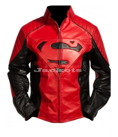 Superman Smallville Red and Black Jacket