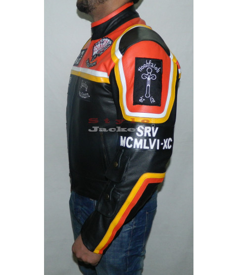 Harley Davidson & Marlboro Bikers Leather Jacket