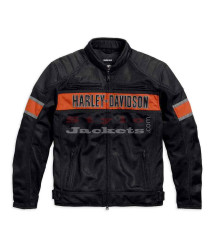 Men's Trenton Black Harley Davidson Riding Jacket